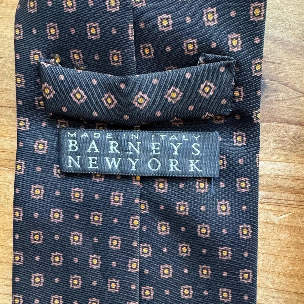 BARNEYS NEW YORK Black SILK TIE